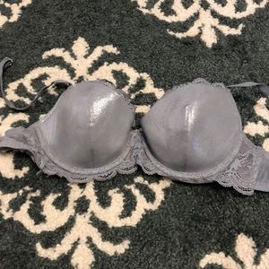 NWOT Victoria’s Secret silver metallic bra